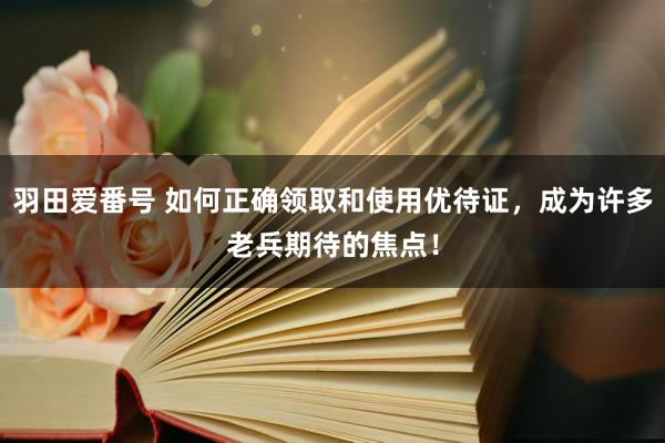羽田爱番号 如何正确领取和使用优待证，成为许多老兵期待的焦点！